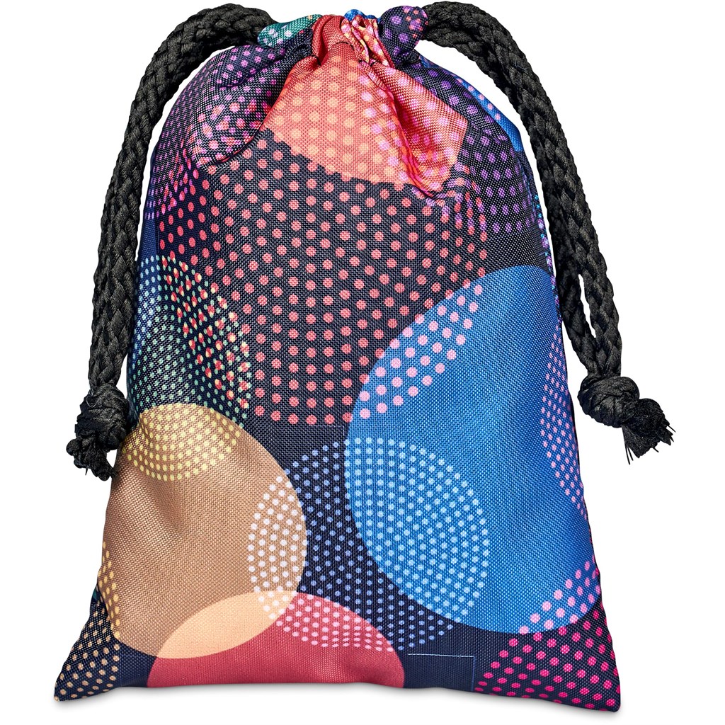 Pre-Printed Sample Hoppla Atlantic Mini Polyester Drawstring Pouch - Image 4