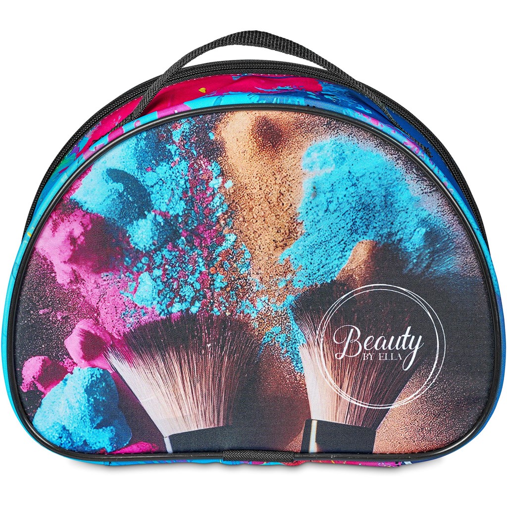 Pre-Printed Sample Hoppla Aloe Toiletry Bag With PVC Front Window - Image 3