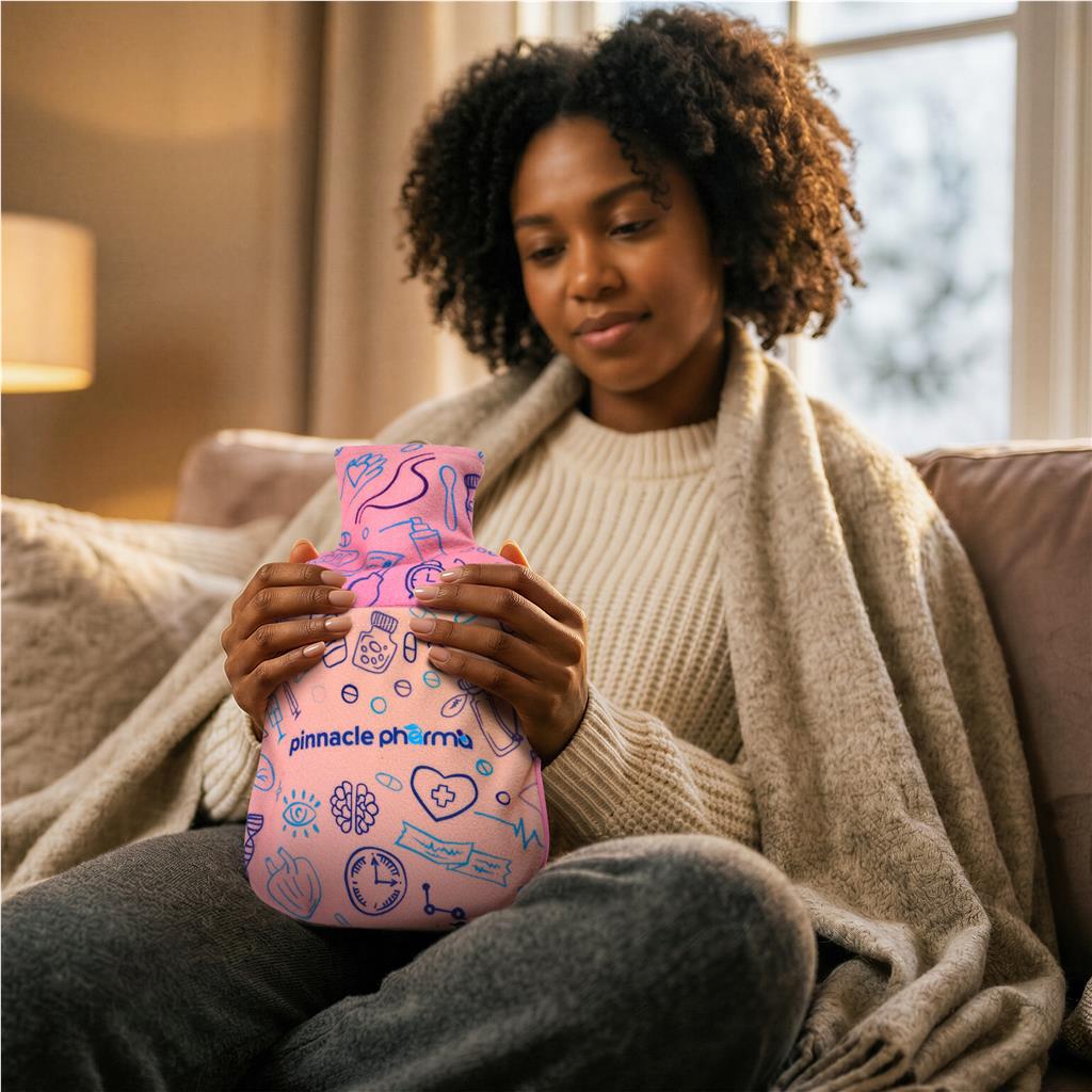 Pre-Printed Sample Hoppla Kindle Large Hot Water Bottle Cover - Image 6