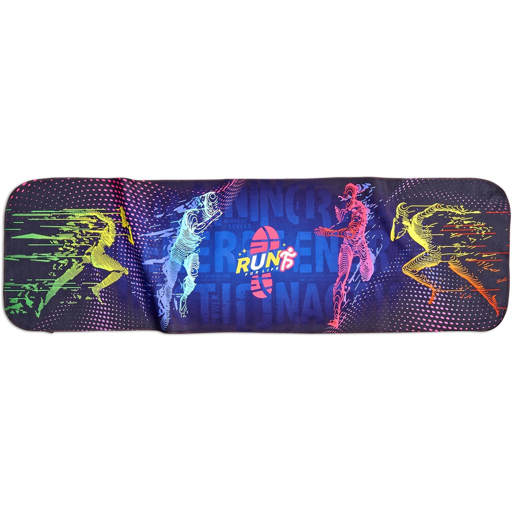 Pre-Printed Sample Hoppla Relay Sports Towel - Single Sided - Image 2