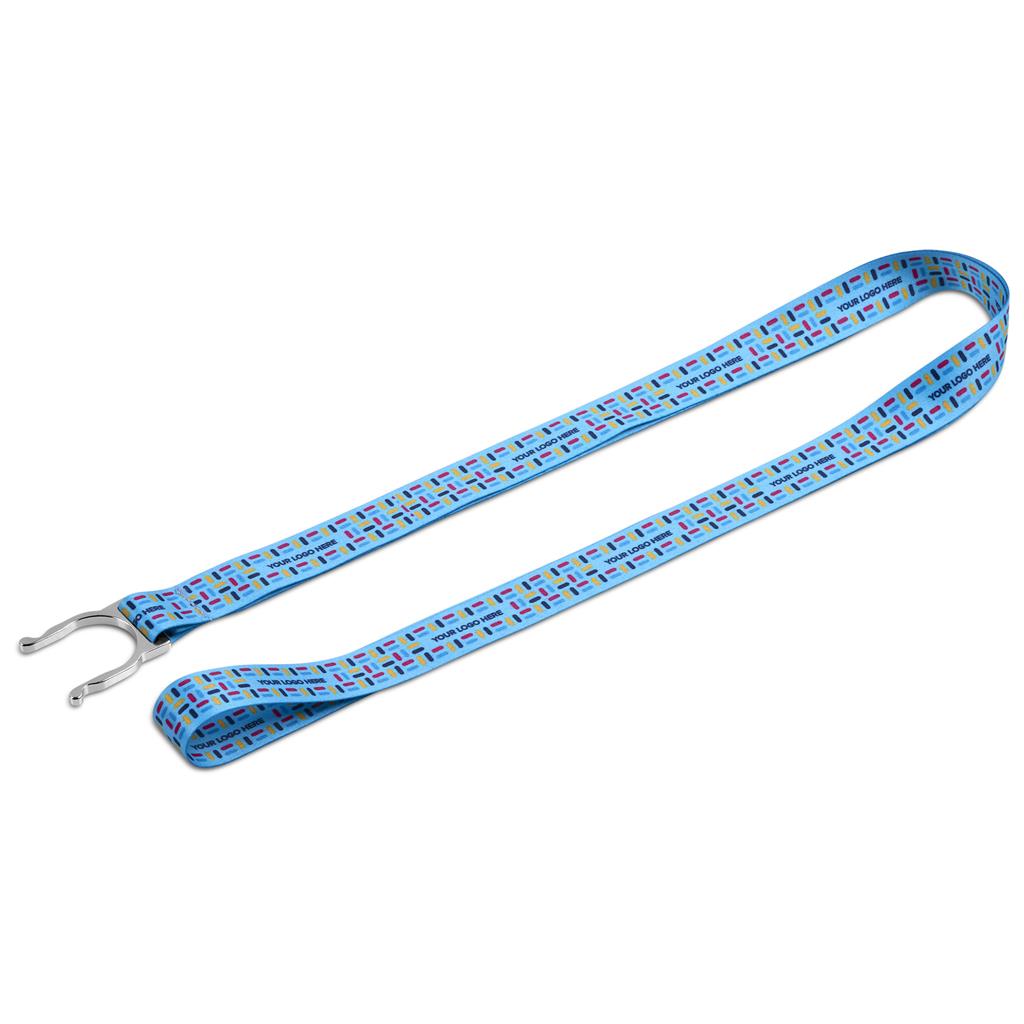 Altitude Aqua Double-Sided Crossbody Bottle Lanyard - Sample - Image 5