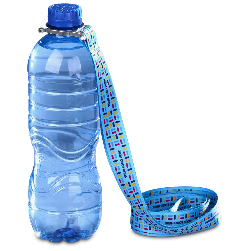 Altitude Aqua Double-Sided Crossbody Bottle Lanyard - Sample - Image 3