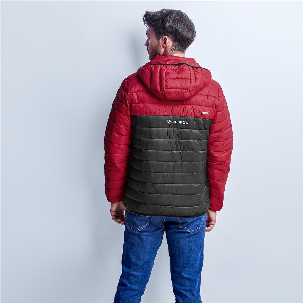 Mens Kyoto Two-Tone Jacket - Black Red - Image 5