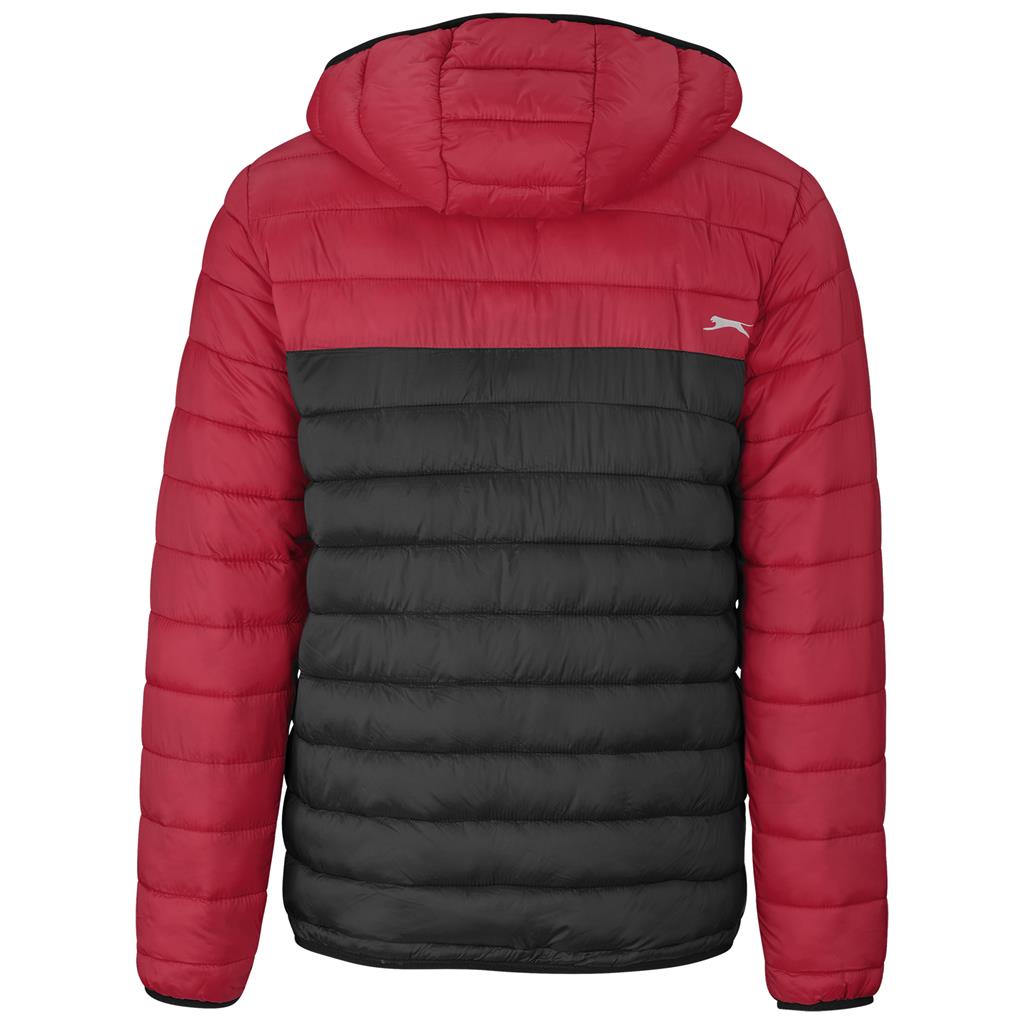 Mens Kyoto Two-Tone Jacket - Black Red - Image 4