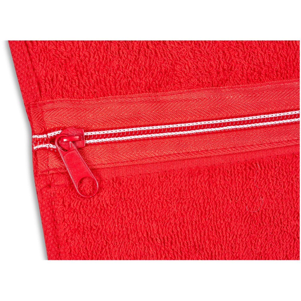 Slazenger Wembley Gym Towel - Red - Image 5