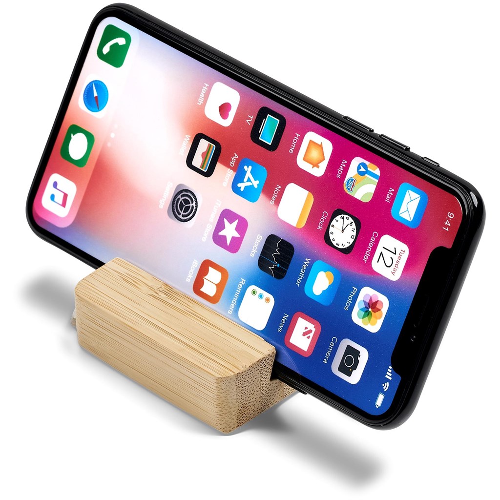 Okiyo Shinpura Bamboo Phone & Tablet Stand - Image 12