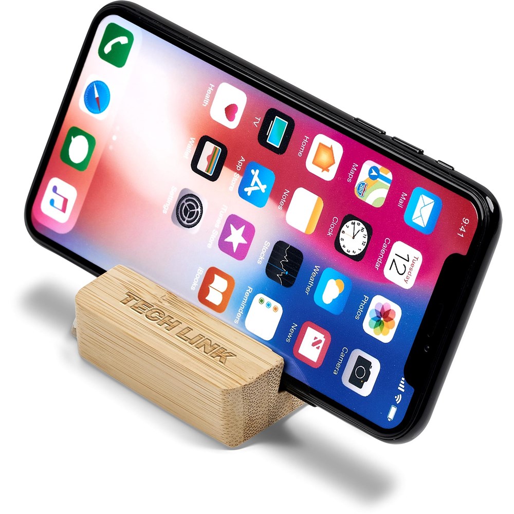Okiyo Shinpura Bamboo Phone & Tablet Stand - Image 11