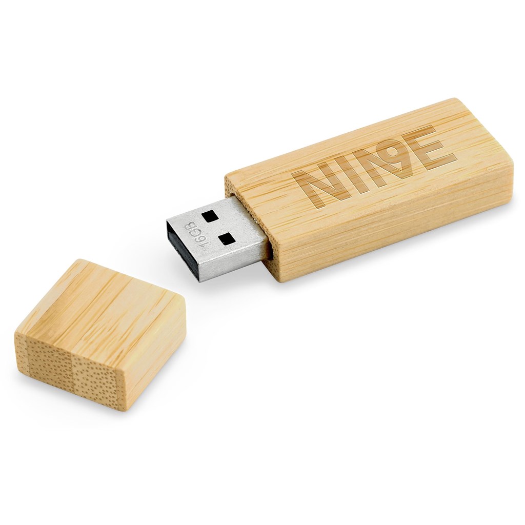 Okiyo Komorebi Bamboo Flash Drive - 16GB - Image 12