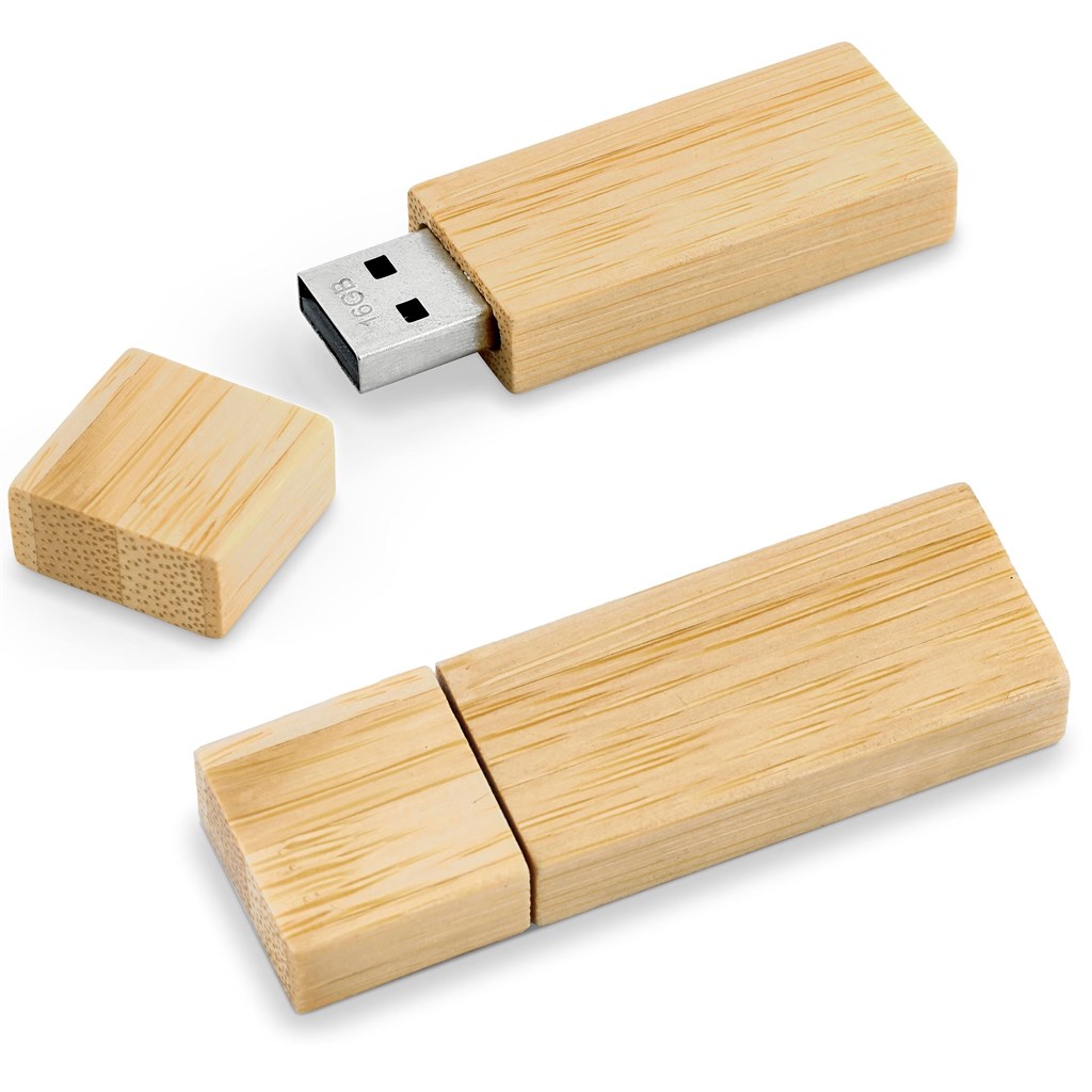 Okiyo Komorebi Bamboo Flash Drive - 16GB - Image 6